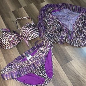 Three piece Becca bikini set